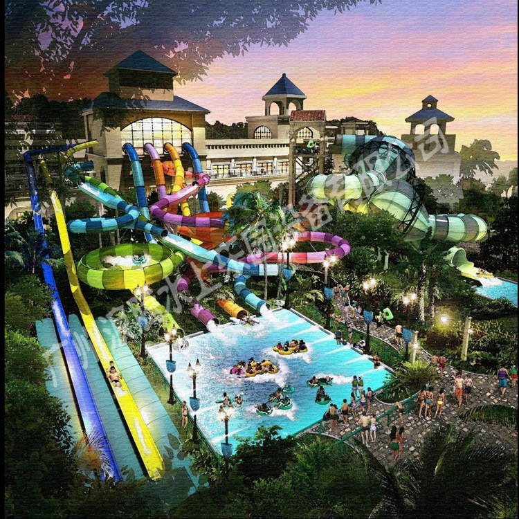 水上樂(lè)園設(shè)備水上滑梯-太空盆滑梯